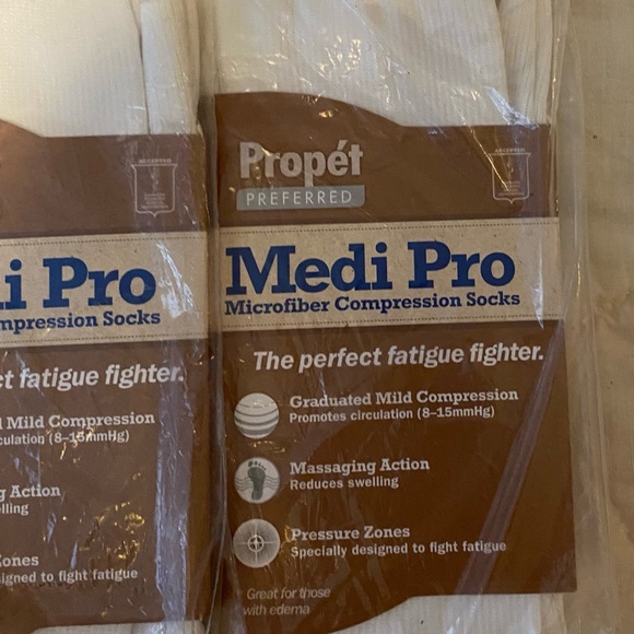 3 Pair Medi Pro Fatigue Fighter Over the Calf Socks size L - Picture 3 of 12